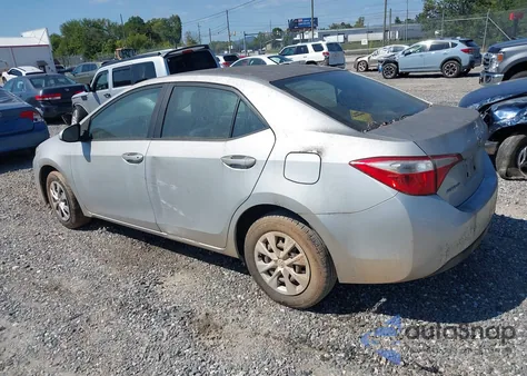2014 Toyota Corolla L из США, поврежденный, VIN 2T1BURHE9EC160294